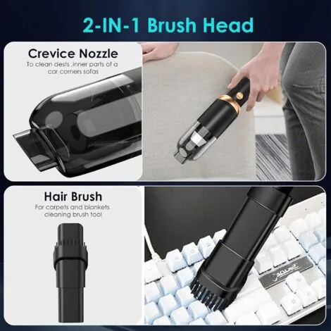 Aspirateur portatif — mise en avant produit