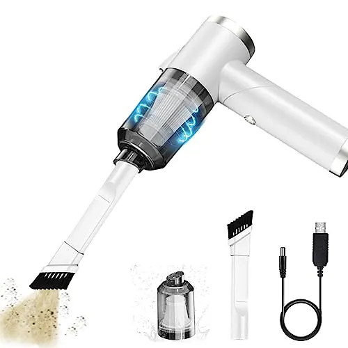 Aspirateur portatif — vue complète avec accessoires